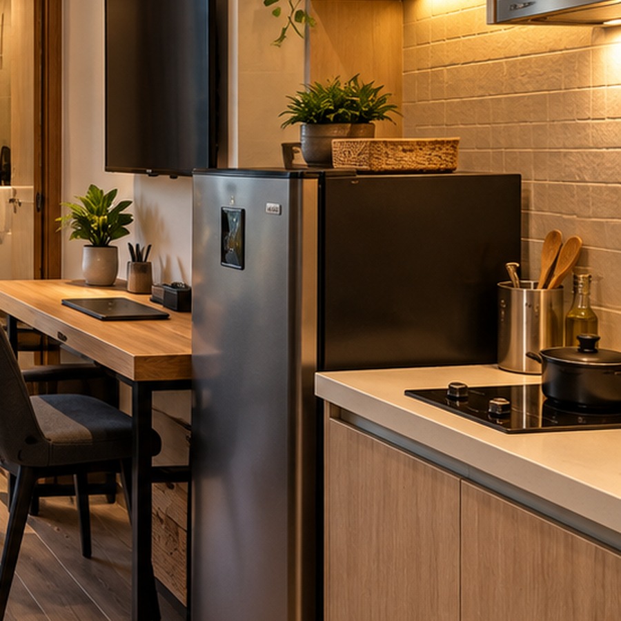 Kitchenette inside The Admiral studio