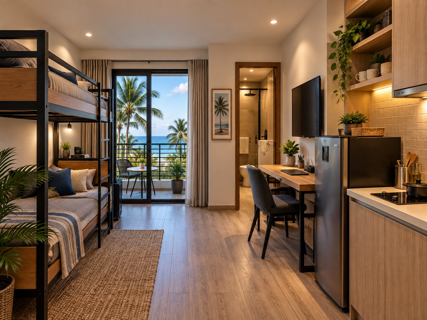 The Admiral studio-style boarding room
